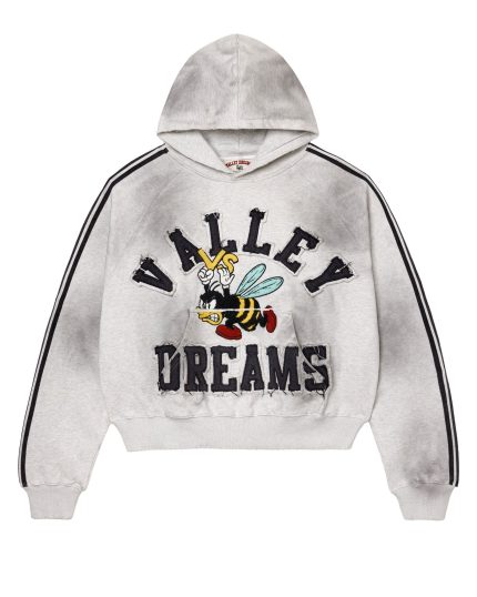 Valefor Ever Anthem Pullover Hoodie [Stone Gray] in front side
